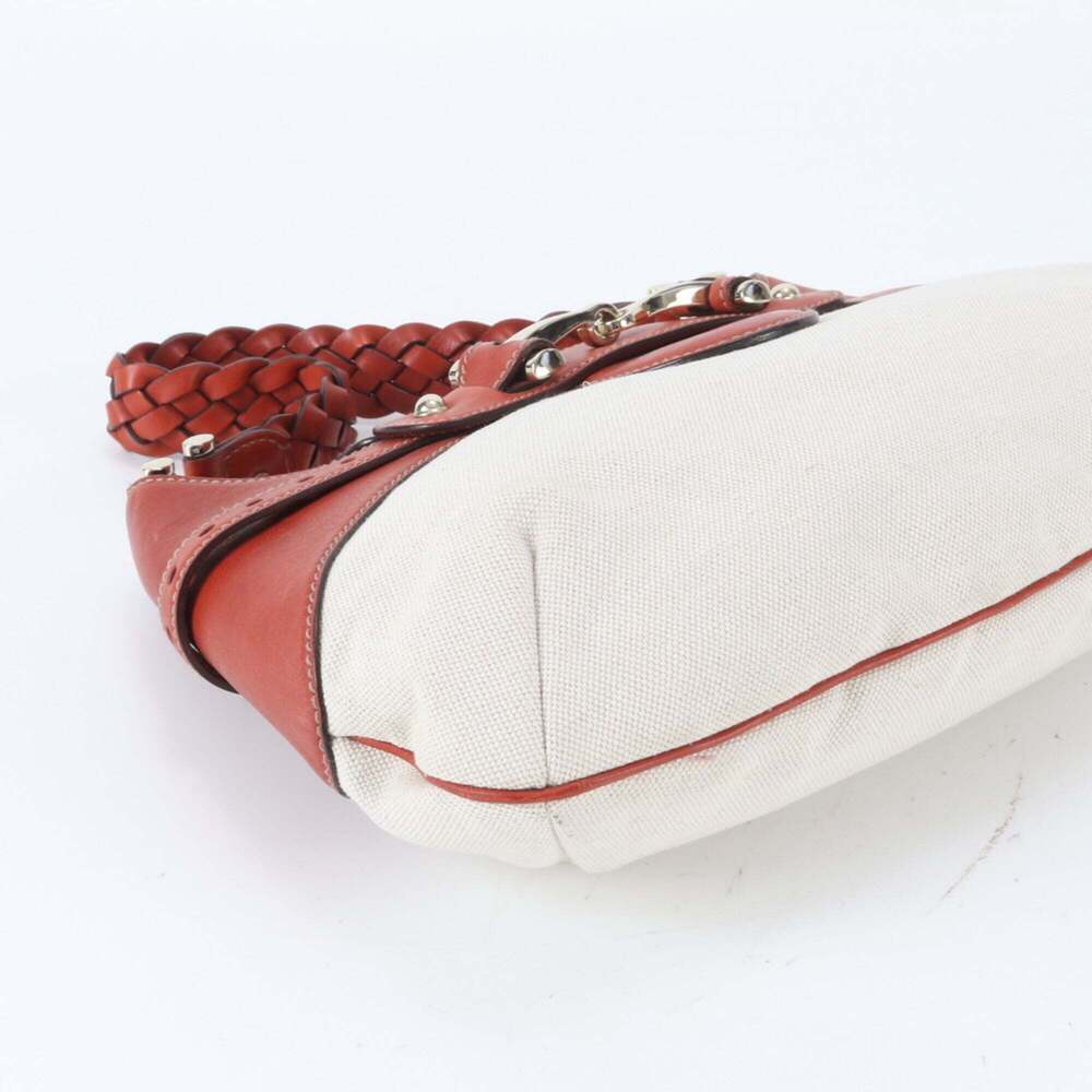 GUCCI Cream Leather Horsebit Shoulder Bag - Picture 4 of 9